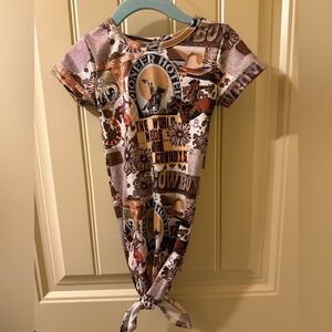 Infant Cowboy gown
